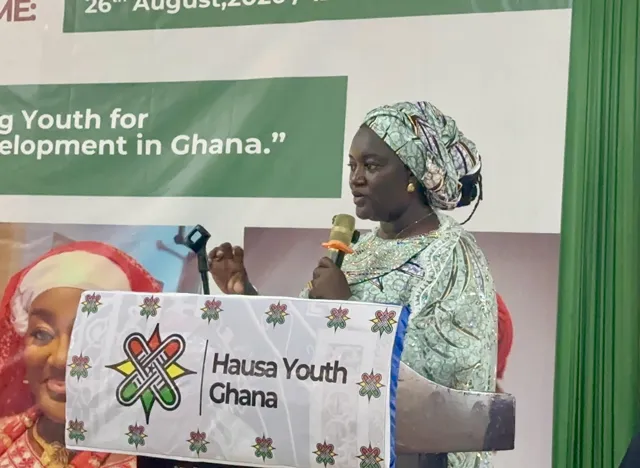 Speaking at the Hausa Youth of Ghana lectern